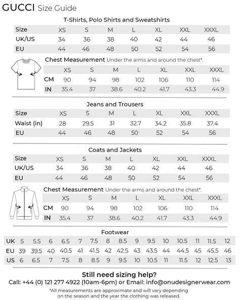 gucci plus size shirt|Gucci clothing size chart.